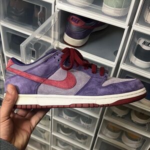 Nike Men's Purple and Red Sneakers